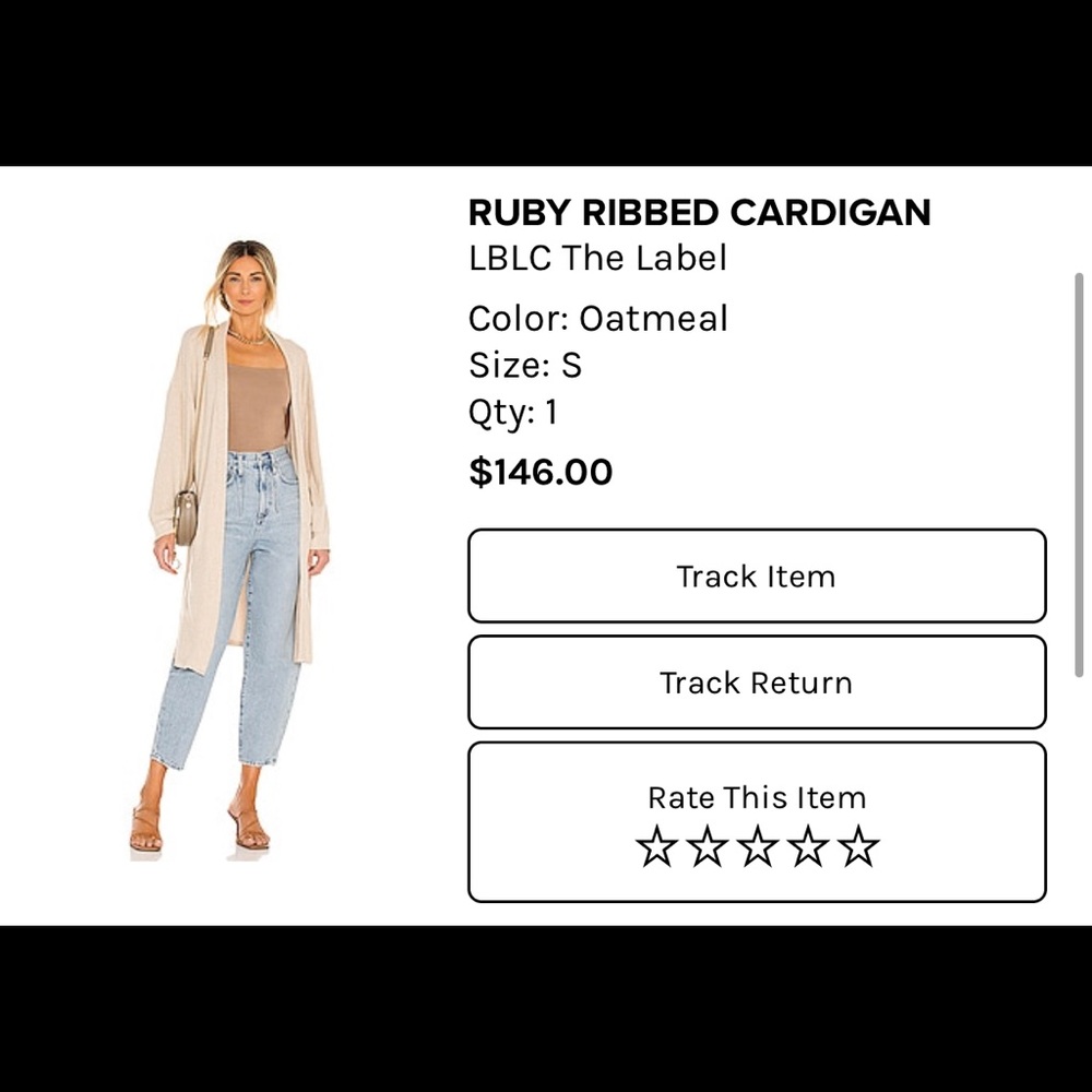 LBLC The Label Cardigan